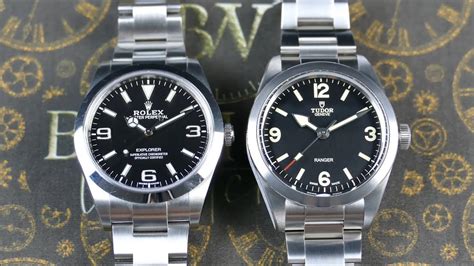 tudor ranger vs rolex explorer